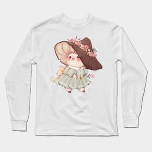 Cute Mushroom Long Sleeve T-Shirt